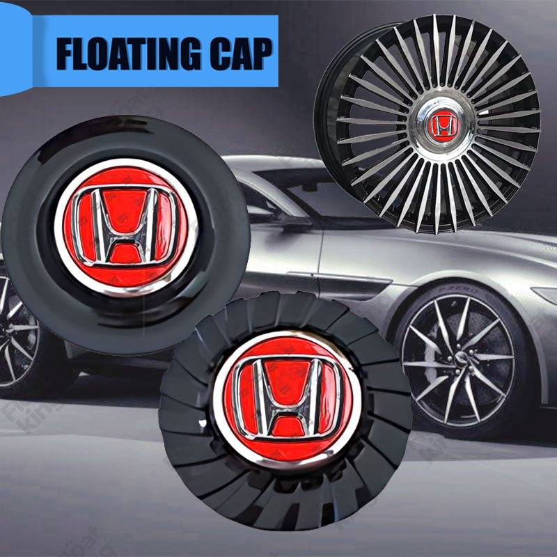 Honda Red Floating Center Cap