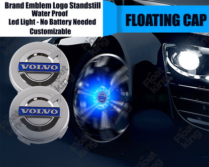 Volvo Floating Center Caps – 64mm