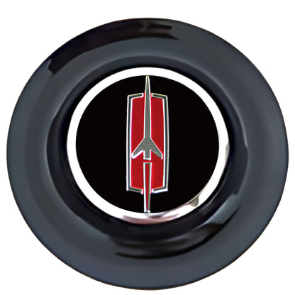 Oldsmobile Floating Center Caps Black Cap Chrome Ring