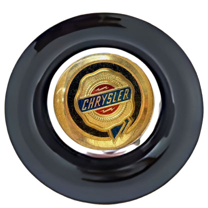 Chrysler Pacifica Floating Center Caps Black Cap Chrome Ring