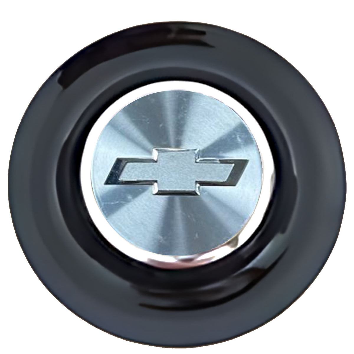 Chevrolet Camaro Floating Center Caps Black Cap Chrome Ring