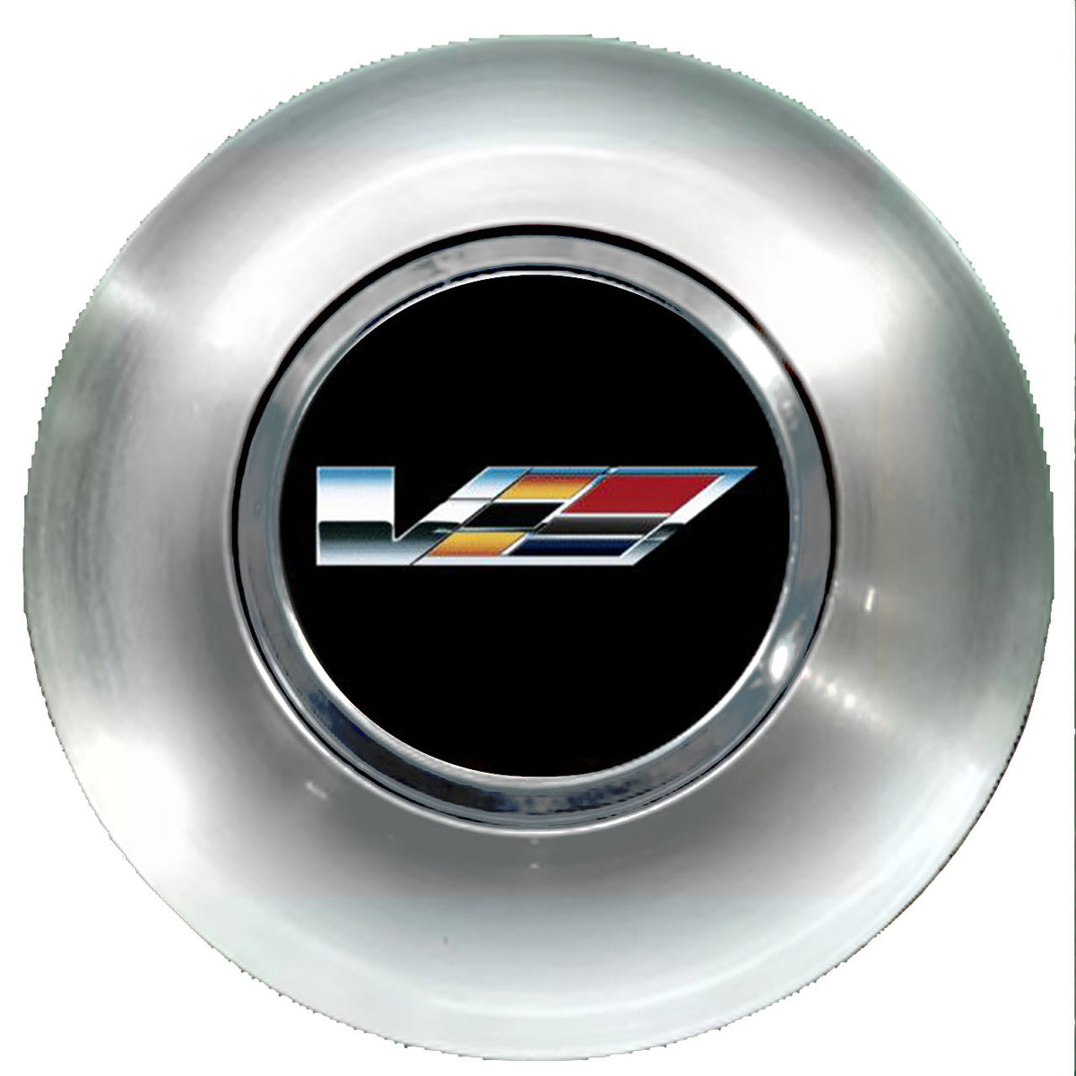 Cadillac CTS-V Floating Center Caps Brushed