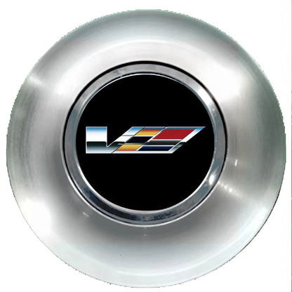 Cadillac CTS-V Floating Center Caps Brushed
