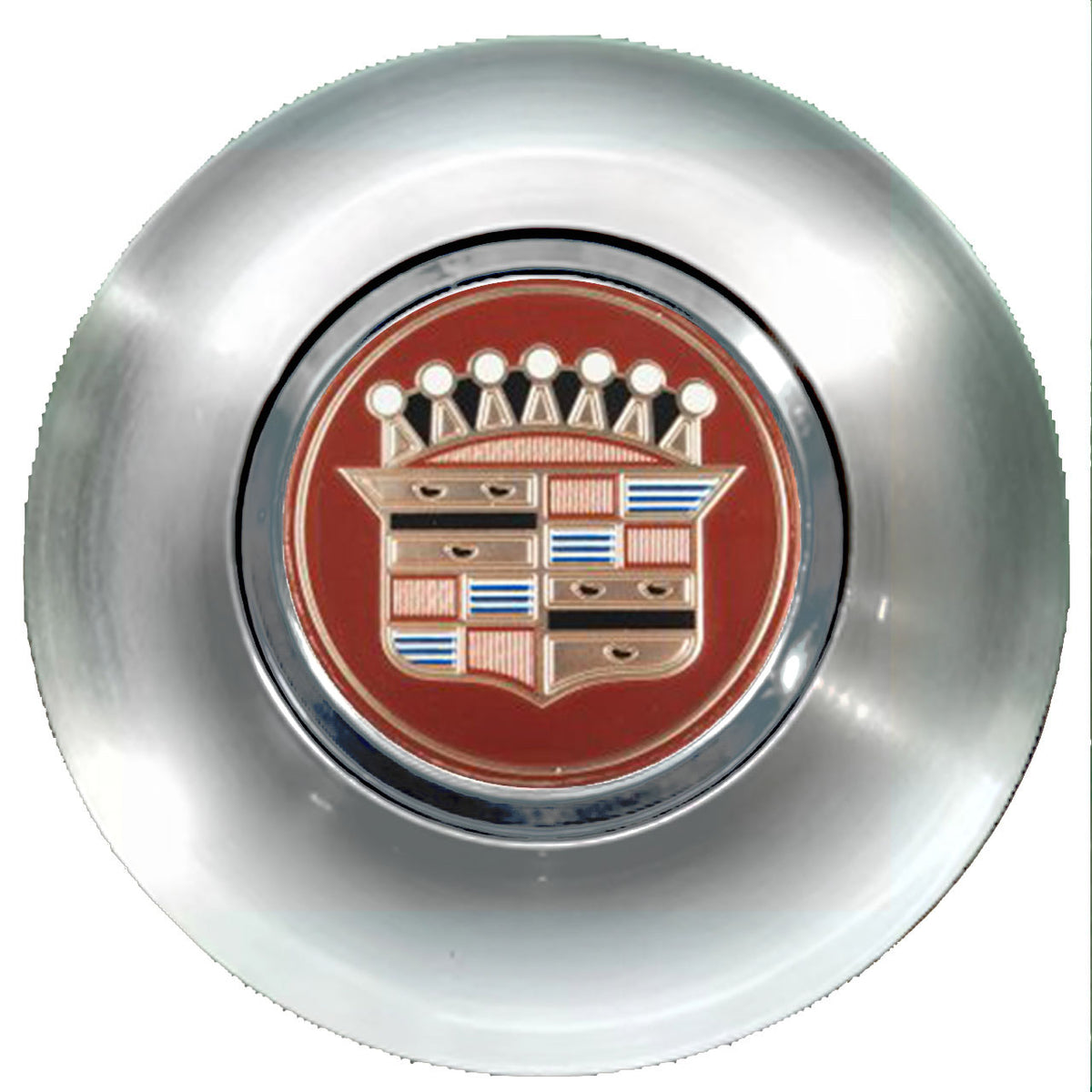 Cadillac Thundertaker Floating Center Caps Brushed