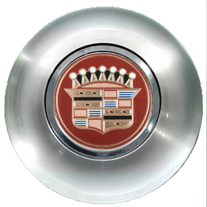 Cadillac Thundertaker Floating Center Caps Brushed