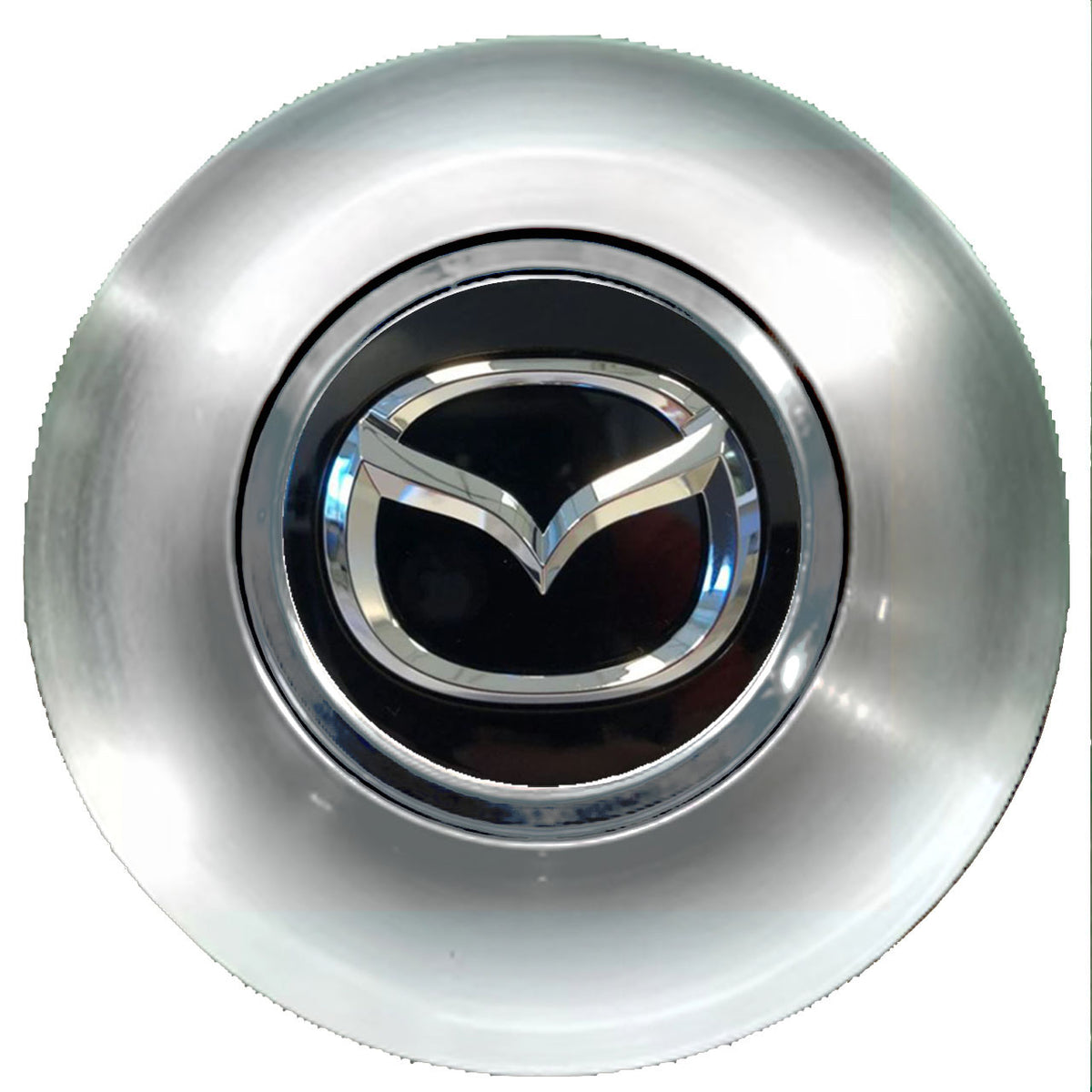 Mazda 2 Floating Center Caps Brushed