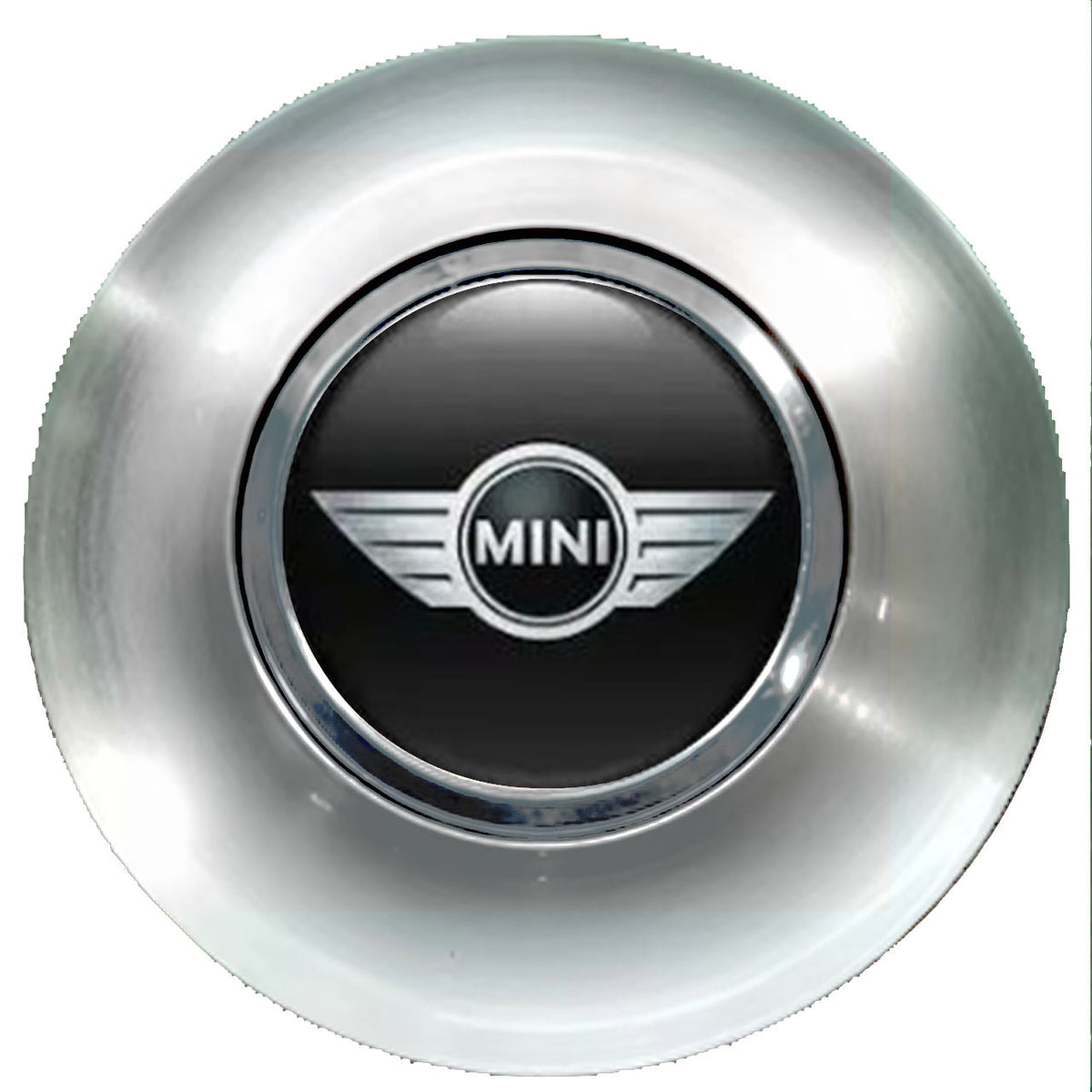 Mini Cooper Floating Center Caps Brushed
