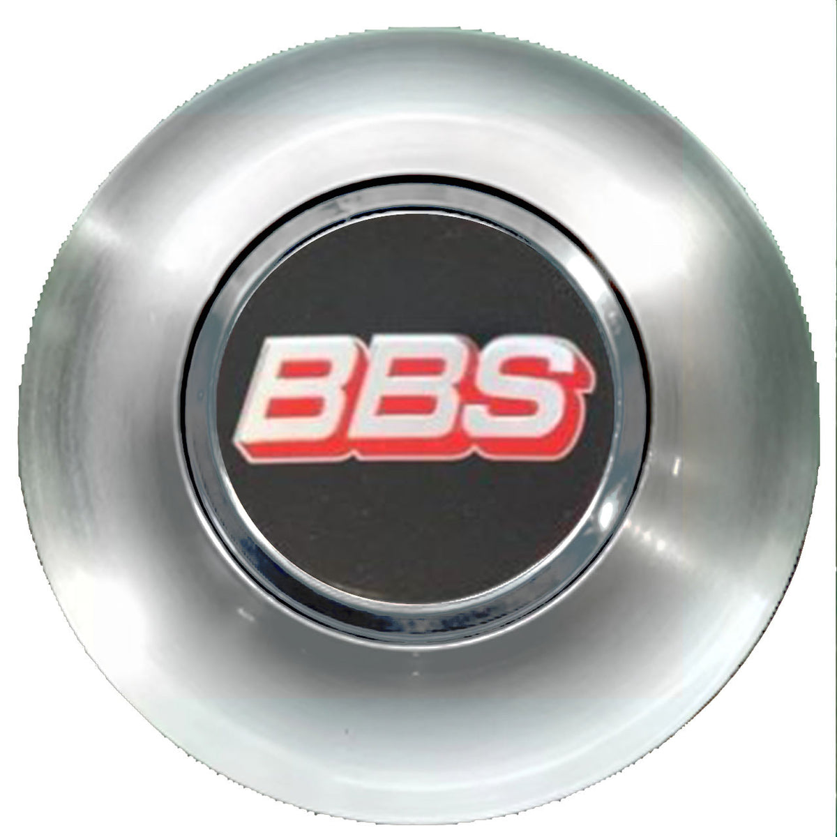 BBS Black & Red Floating Center Caps Brushed