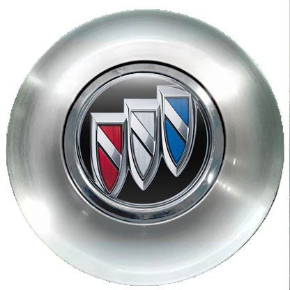 Buick Black Floating Center Caps Brushed