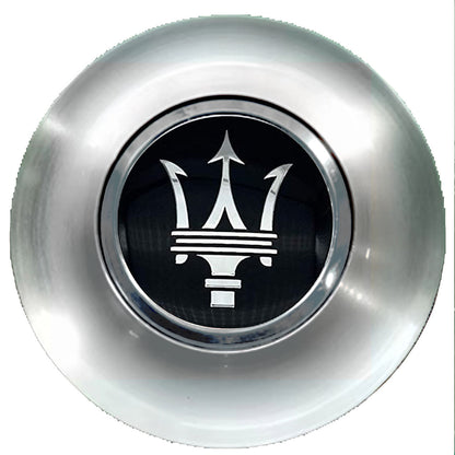 Maserati Floating Center Caps True Direction Floating Center Caps Brushed