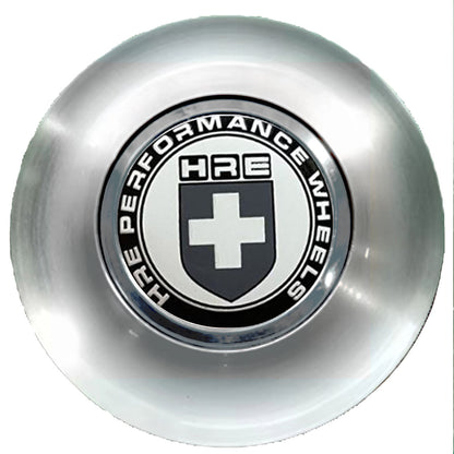 HRE Black Floating Center Caps Brushed