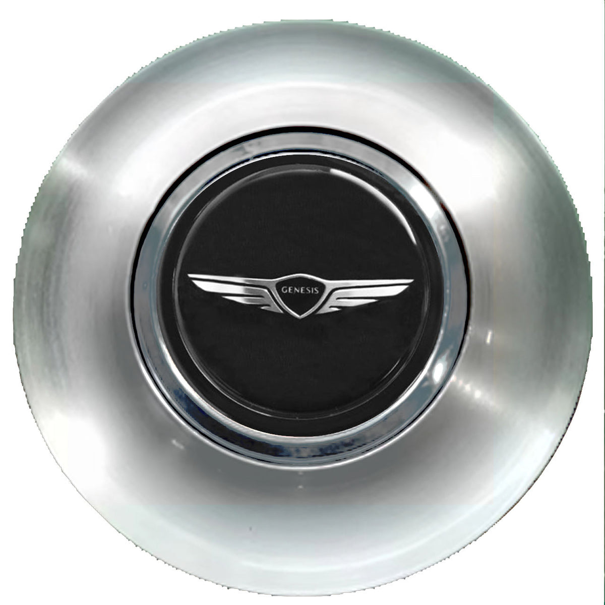 Genesis Floating Center Caps Brushed