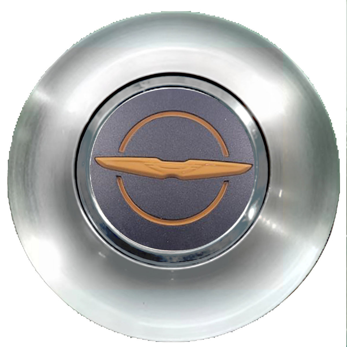 Chrysler Pacifica Floating Center Caps Brushed