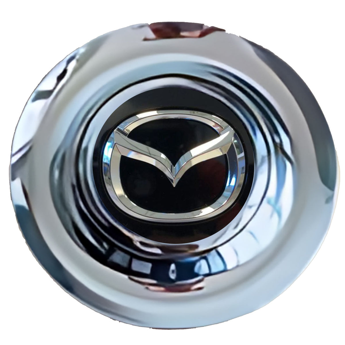 Mazda 2 Floating Center Caps Chrome