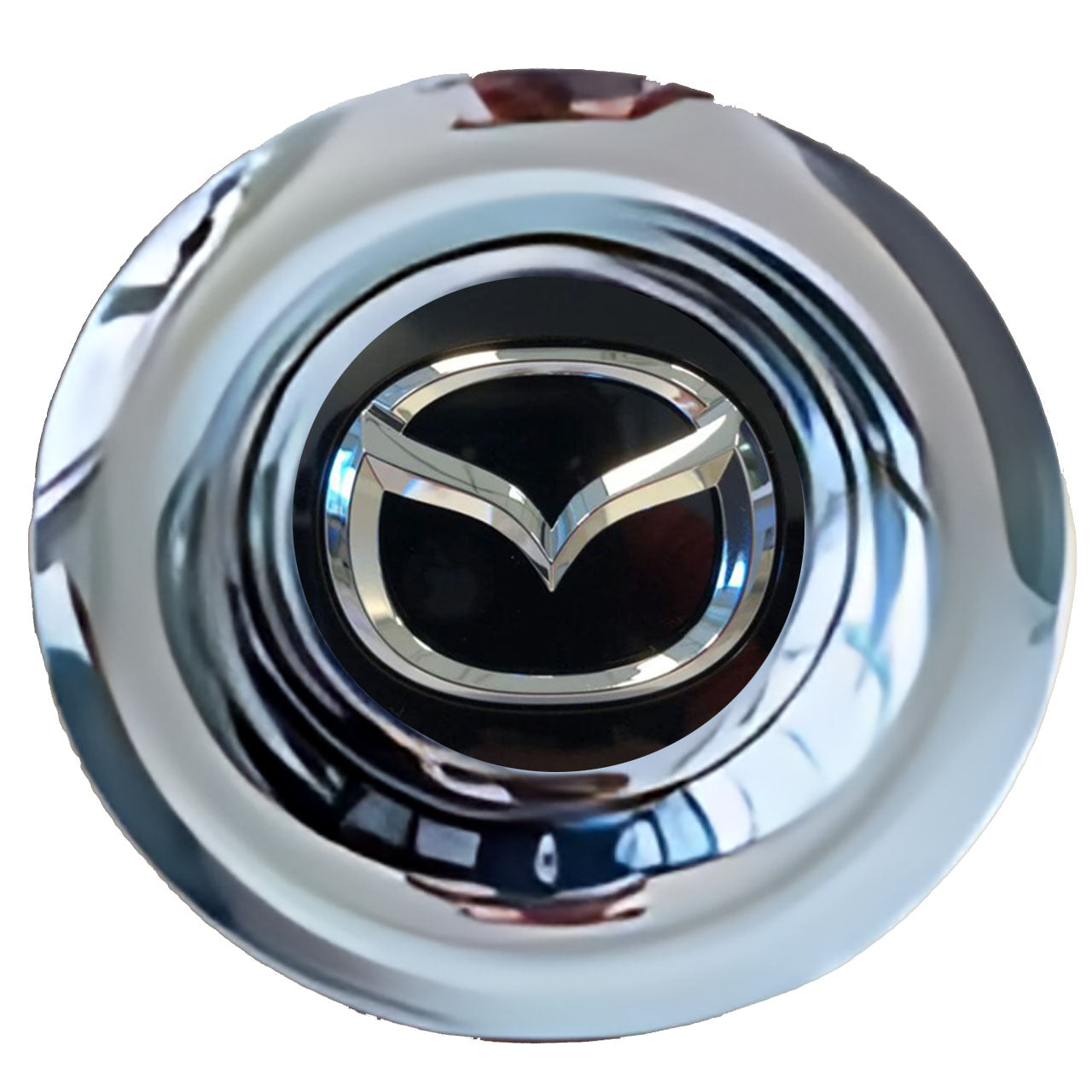 Mazda 2 Floating Center Caps Chrome