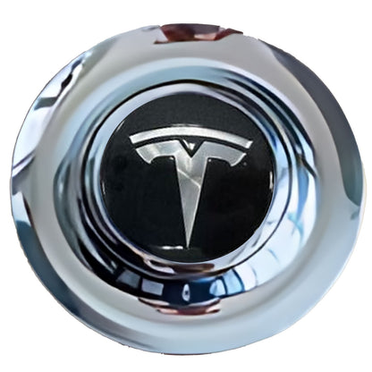 Tesla Floating Center Caps Chrome