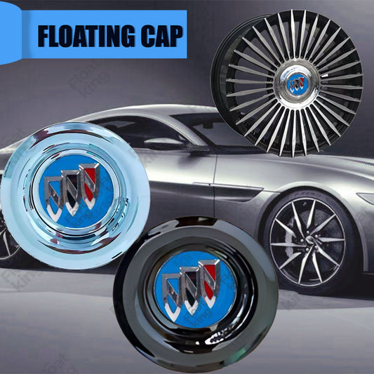 Buick Blue Floaating Center Caps