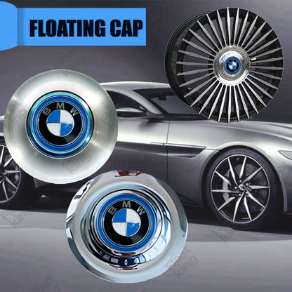 BMW Blue OEM Floating Center Cap