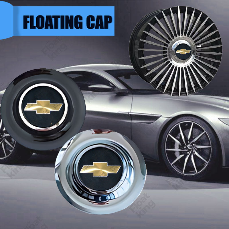 Chevrolet XL Floating Center Caps – Set of 4 | Float King