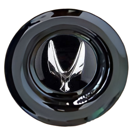 Equus Floating Center Caps Gloss Matt Black