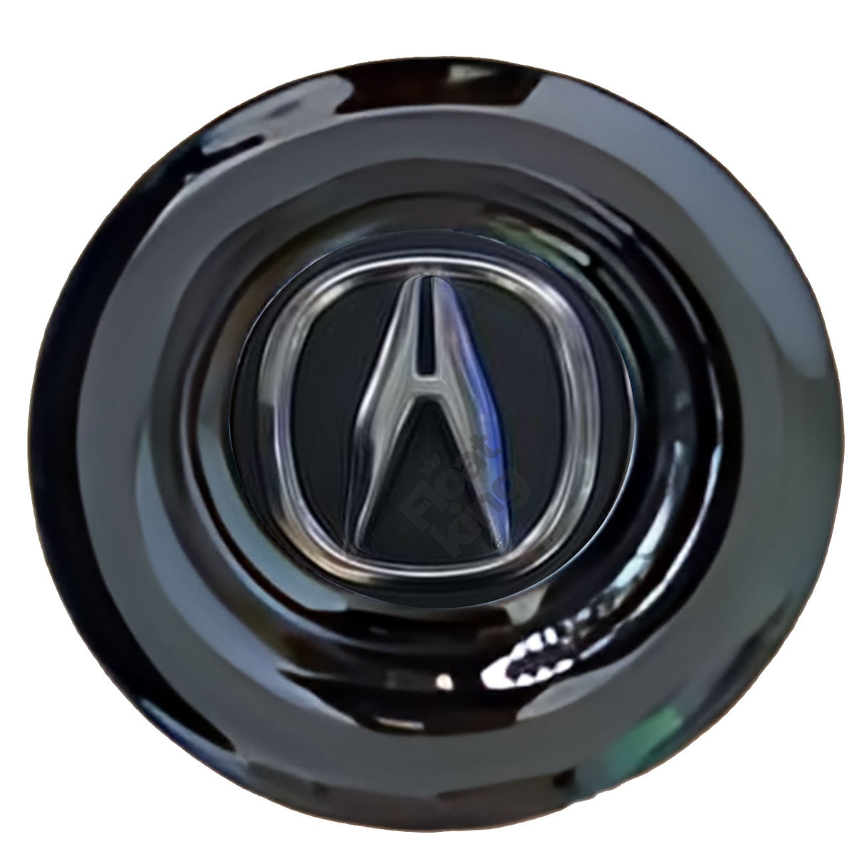 Honda Acura Floating Center Caps Gloss Matt Black