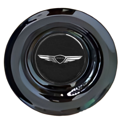 Genesis Floating Center Caps Gloss Matt Black