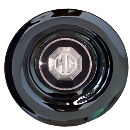 MG Floating Center Caps Gloss Matt Black