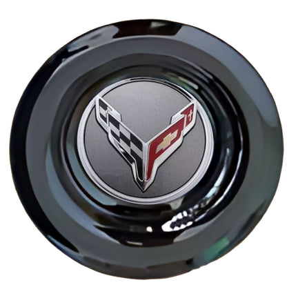 Chevrolet Corvette Floating Center Caps Gloss Matt Black