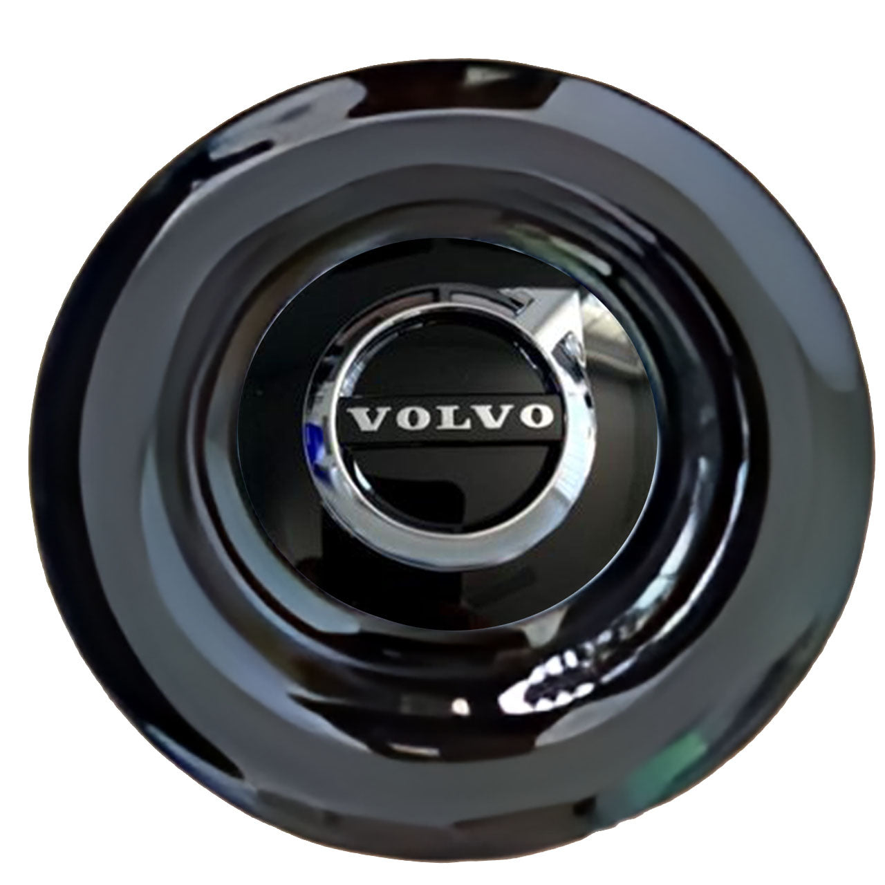 Volvo Floating Center Caps Gloss Matt Black