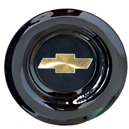 Chevrolet Floating Center Caps Gloss Matt Black