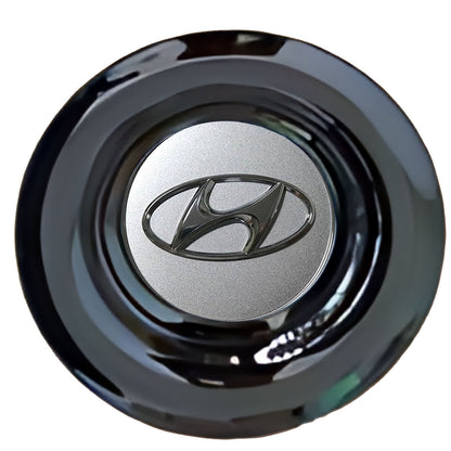 Hyundai Floating Center Caps Gloss Matt Black