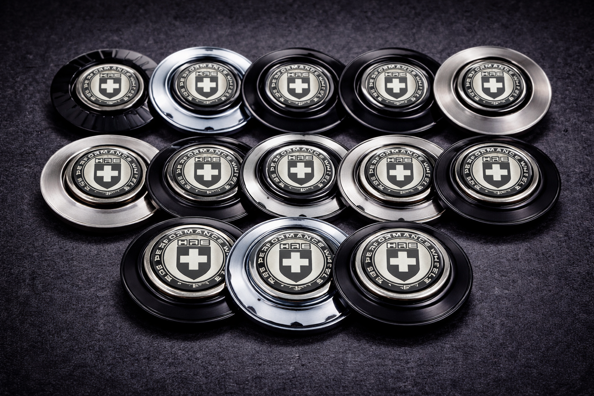 HRE Black Floating Center Cap