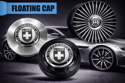 HRE Black Floating Center Cap