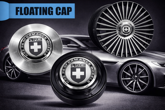 HRE Black Floating Center Cap