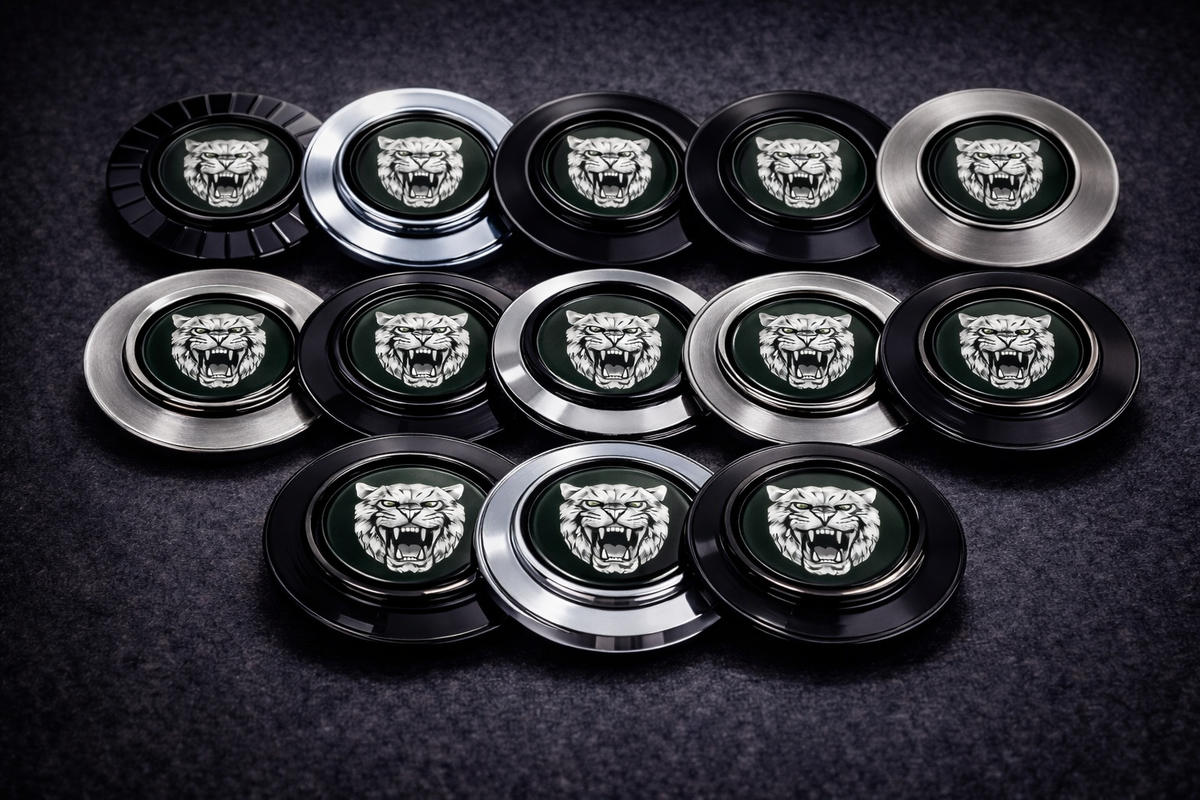 Jaguar Green Floating Center Cap