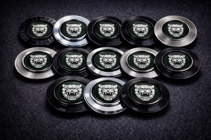 Jaguar Green Floating Center Cap