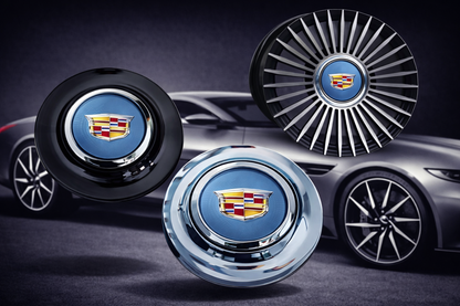 Cadillac Gold Oldschool Floating Center Cap