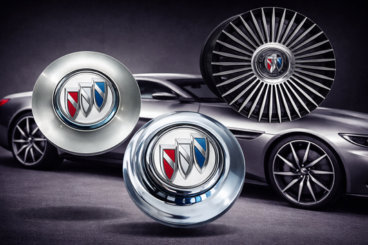 Buick White Floating Center Cap