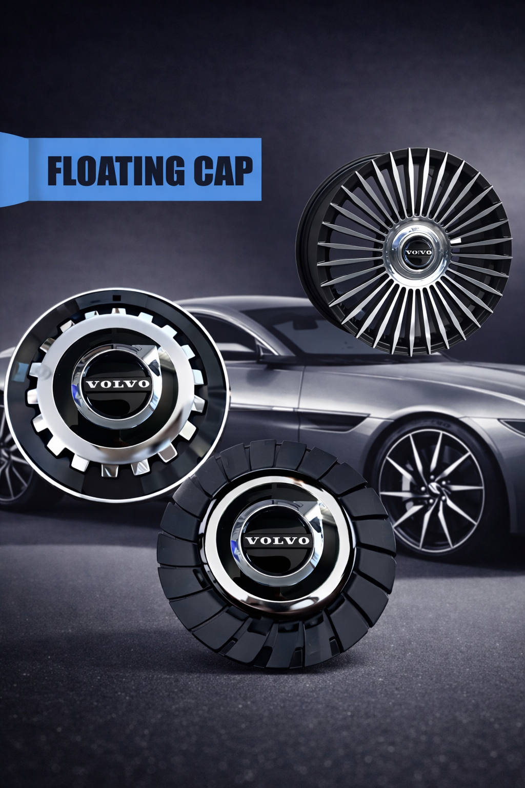 Volvo Floating Center Cap