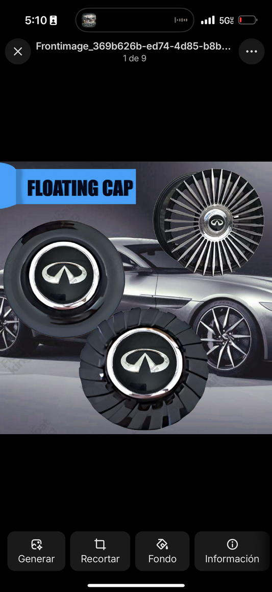 Infiniti Floating Center Cap