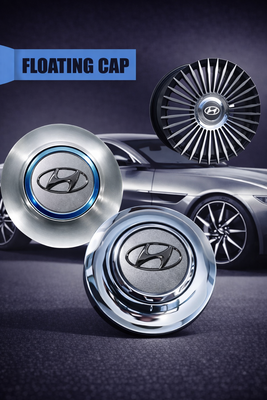Hyundai Floating Center Cap