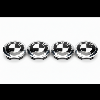 BMW Carbon Fiber Floating Center Caps  - 56mm