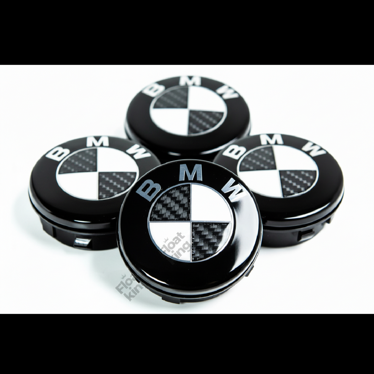 BMW Carbon Fiber Floating Center Caps  - 56mm