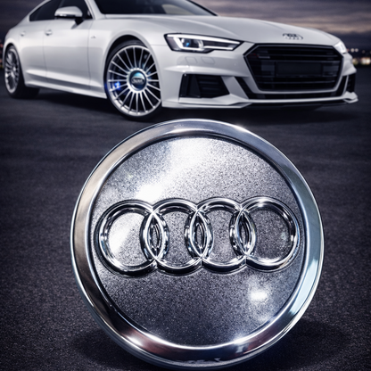 Audi 2 Stock Floating Center Caps