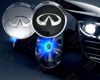 Infiniti Floating Center Caps – Stock - How it looks on Wheels