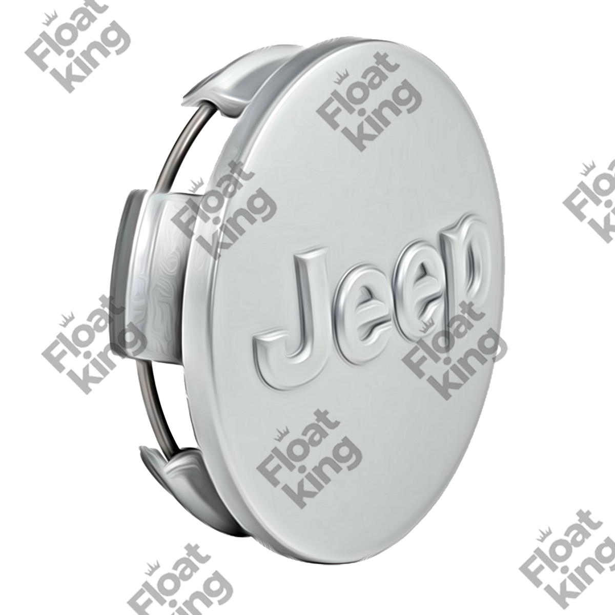 Jeep Floating Center Caps – 60mm - 1 Cap Side View