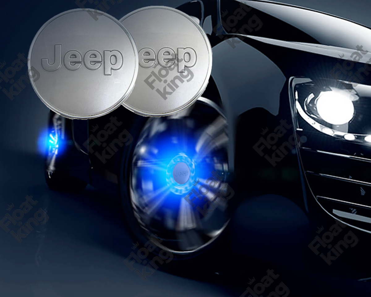 Jeep Floating Center Caps – 60mm - How it looks on Wheels