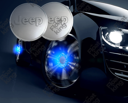 Jeep Floating Center Caps – 60mm - How it looks on Wheels