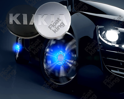 KIA Floating Center Caps – 58mm - How it looks on Wheels