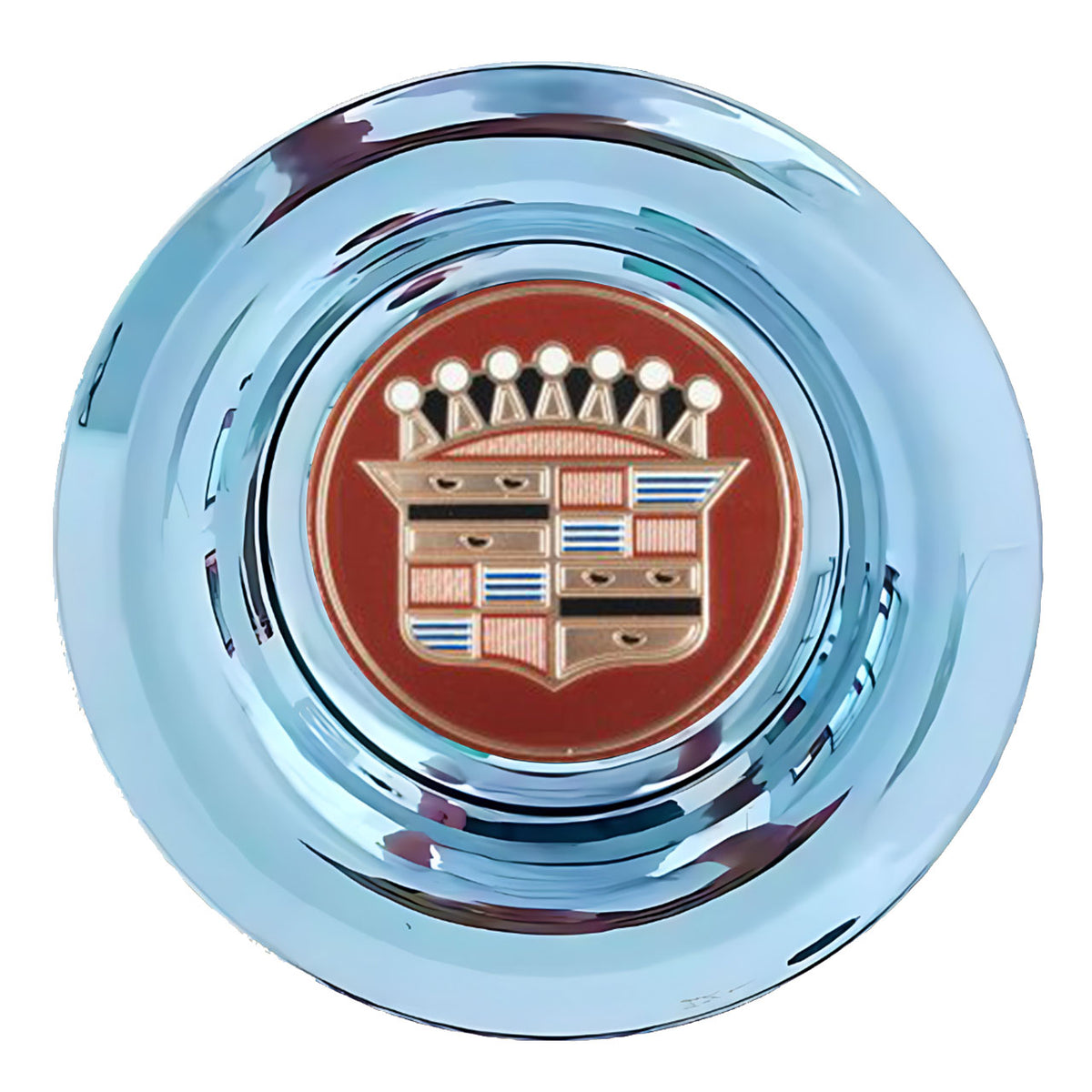 Cadillac Thundertaker Floating Center Caps Polished